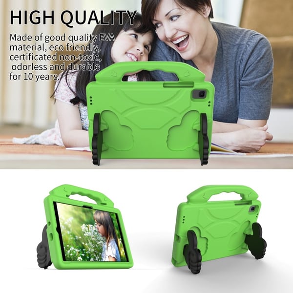 Samsung Galaxy Tab A8 10.5 2021 / A7 10.4 Skal Shockproof EVA Grön