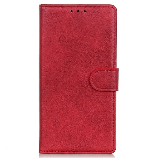 Samsung Galaxy A03 Fodral Solid Läder Röd