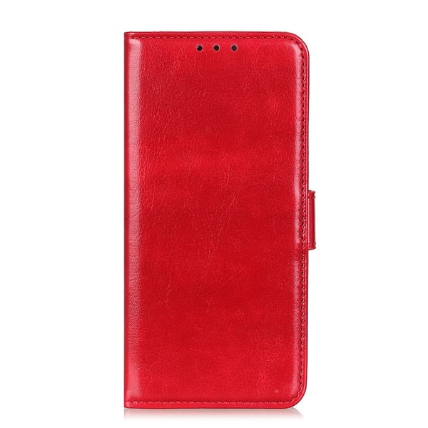 Xiaomi Redmi Note 11 4G Fodral Crazy Horse Läder Röd