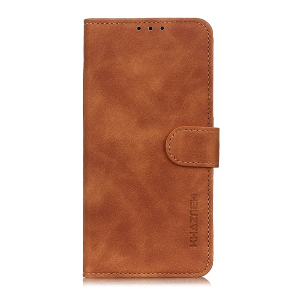KHAZNEH Motorola Moto G22 Fodral Retro Brun