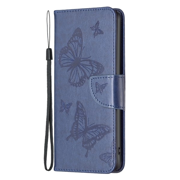 Nokia G11 / G21 Fodral Tryck Butterfly Blå