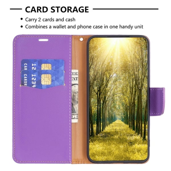 Nokia G11 / G21 Fodral Shark Litchi Lila