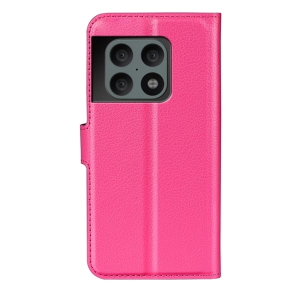 OnePlus 10 Pro 5G Fodral Litchi Textur Rosa