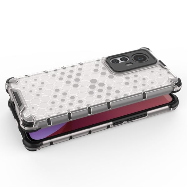 Xiaomi 12 Pro Skal Hybrid Honeycomb Röd