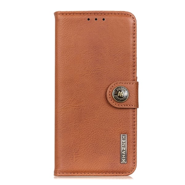 KHAZNEH Xiaomi 12 Pro Fodral Läder Brun