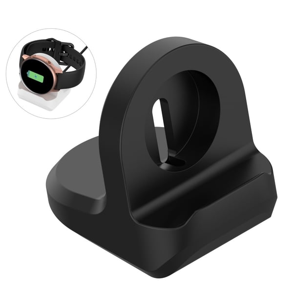 Galaxy Watch 4 Laddning Stativ Silikon Svart