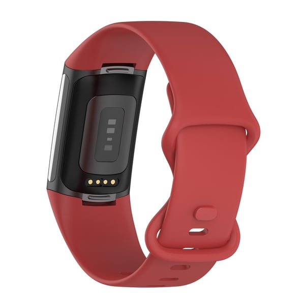 Fitbit Charge 6 / 5 Armband TPU (S) Röd Fitbit Charge 6 / 5 Armband TPU (S) Röd