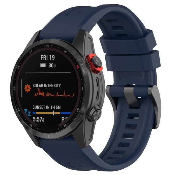 Silikon Armband Garmin Mörk Blå