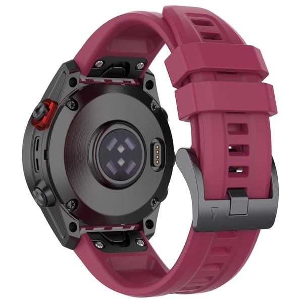 Silikon Armband Garmin Vinröd