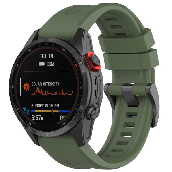 Silikon Armband Garmin Mörk Grön