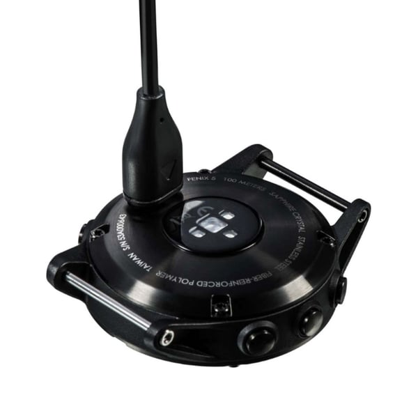 USB Laddningskabel 1m Garmin Smartwatch Svart
