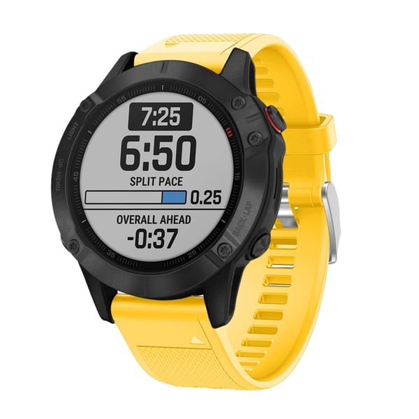 Sport Silikon Armband Garmin Gul