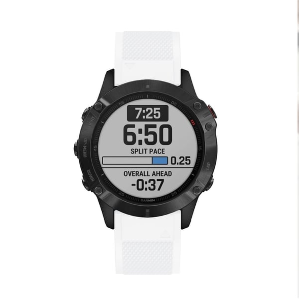 Sport Silikon Armband Garmin Vit