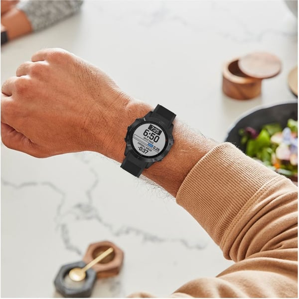 Sport Silikon Armband Garmin Svart