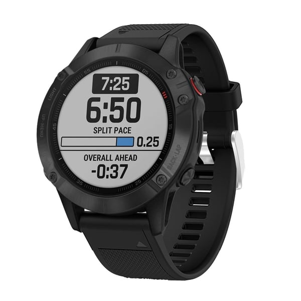 Sport Silikon Armband Garmin Svart