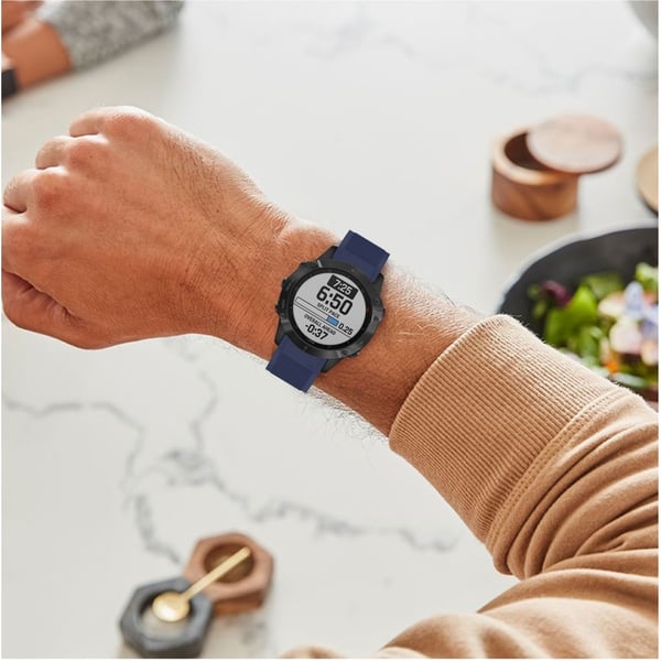 Sport Silikon Armband Garmin Mörk Blå