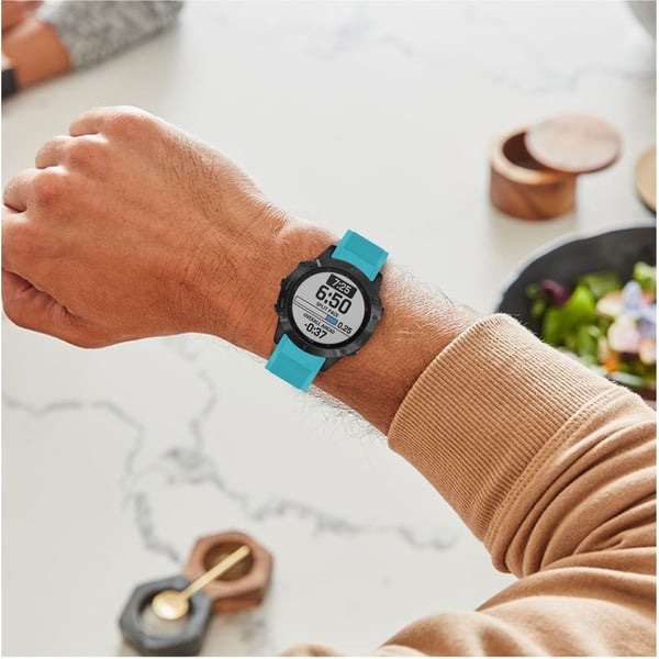 Sport Silikon Armband Garmin Sky Blue