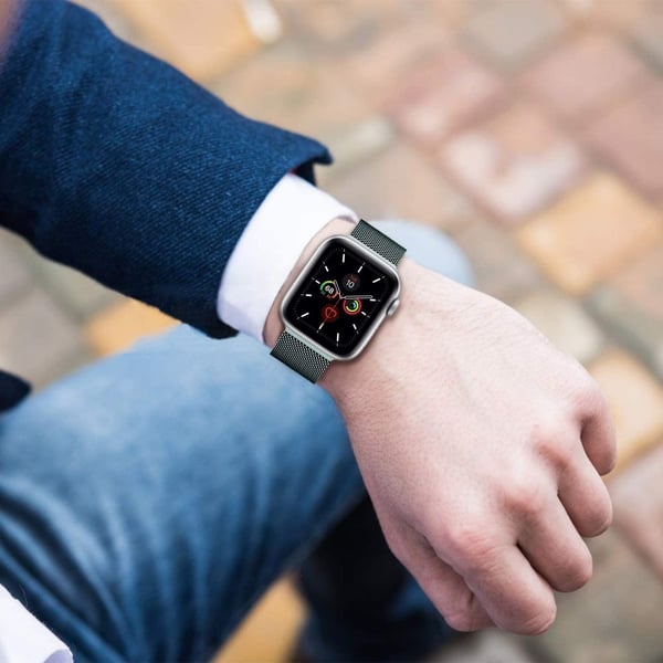 Tech-Protect Milanese Loop Armband Apple Watch 38/40/41/42 mm Svart