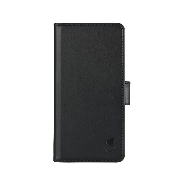 GEAR Samsung Galaxy S10 Plus Fodral Läder Svart GEAR Samsung Galaxy S10 Plus Fodral Läder Svart