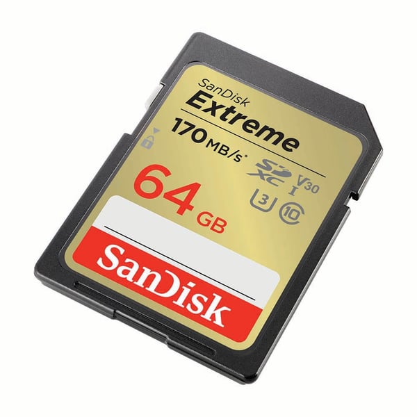 SanDisk SDXC Extreme Pro 64 GB Minneskort