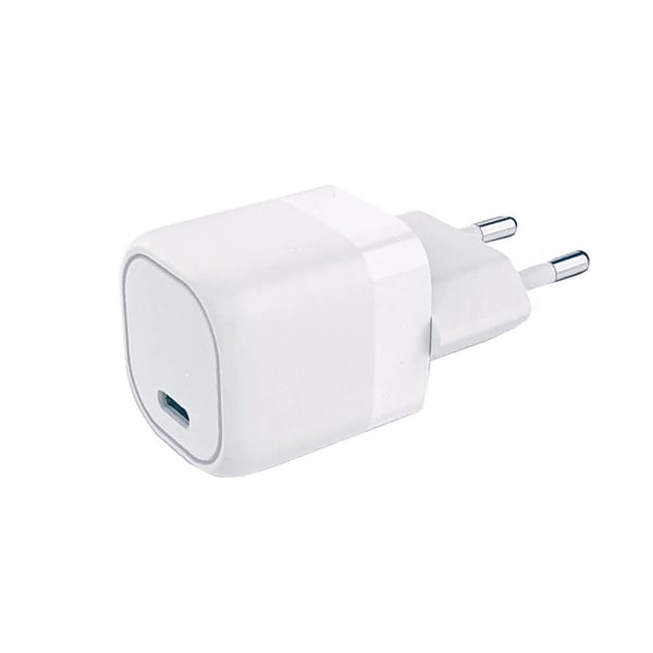 GEAR 25W Väggladdare PD PPS USB-C Vit GEAR 25W Väggladdare PD PPS USB-C Vit