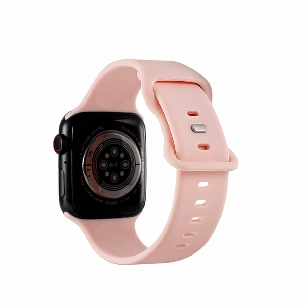 GEAR Klockarmband Silikon Apple Watch 42/44/45/46/49 mm Rosa