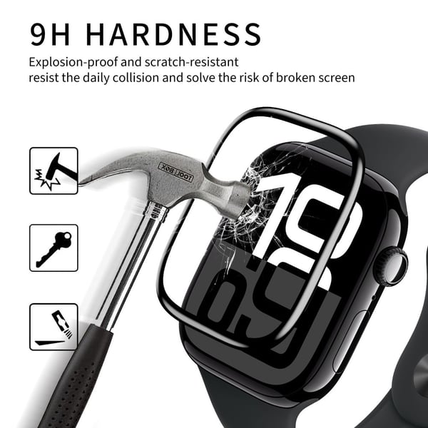HOFI Apple Watch 44 mm Skärmskydd Hybrid Glas