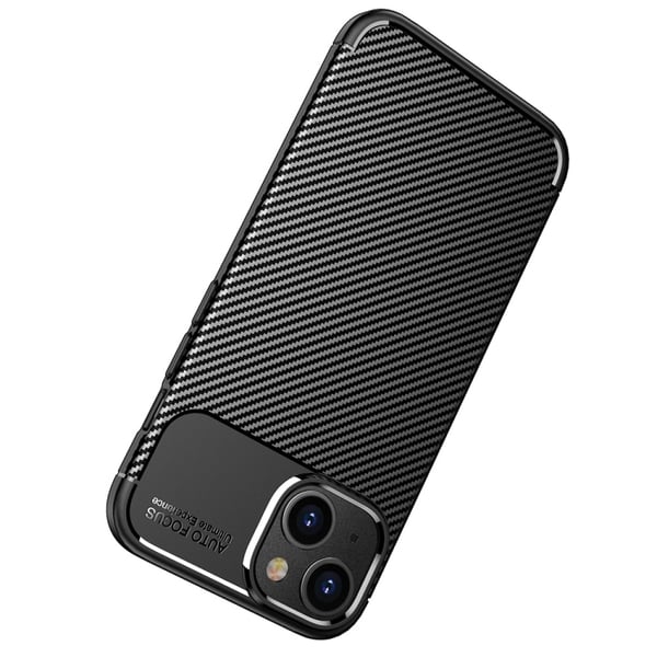 iPhone 14 Pro Max Skal Kolfiber Textur Blå