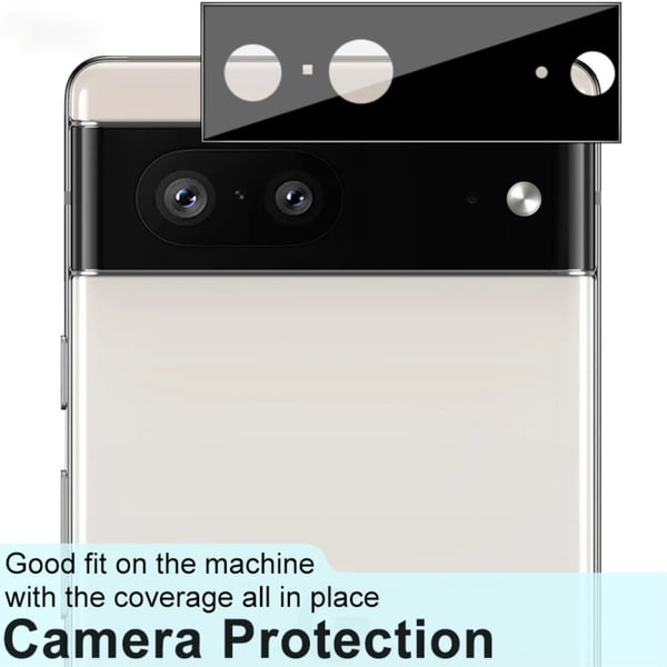 IMAK Google Pixel 7 Linsskydd Härdat Glas Svart