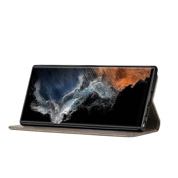 Samsung Galaxy S23 Ultra Fodral Med Tryck Grå