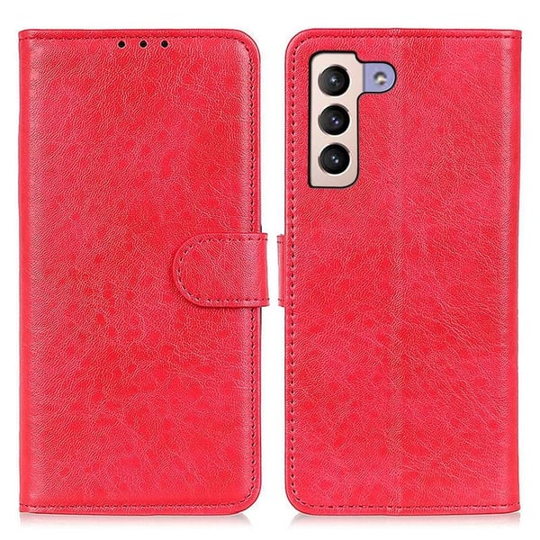 Samsung Galaxy S23 Plus Fodral Crazy Horse Läder Röd