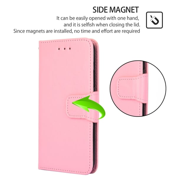Samsung Galaxy S23 Plus Fodral Läder Ljus Rosa