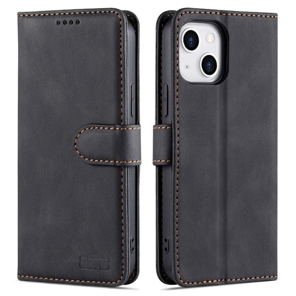 AZNS iPhone 14 Plus Fodral Dream Läder Svart
