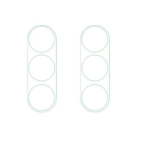 Samsung Galaxy A54 5G 2-PACK Linsskydd Härdat Glas