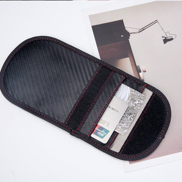 Bilnyckelskydd RFID Fodral Kolfibertextur