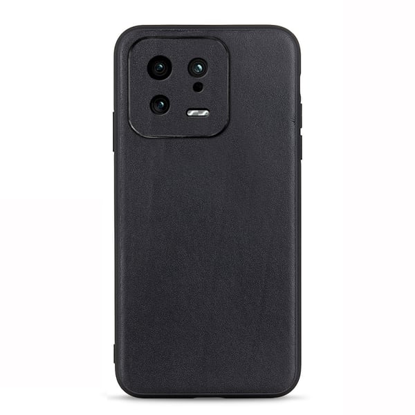 Xiaomi 13 5G Skal Äkta Läder Svart