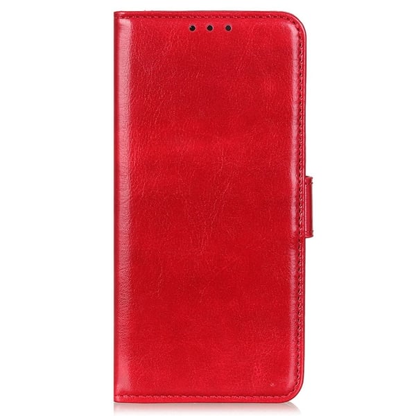 Xiaomi Redmi Note 12 Pro 5G Fodral Crazy Horse Läder Röd