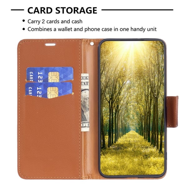 Xiaomi Redmi Note 12 Pro 5G Fodral Shark Solid Läder Brun