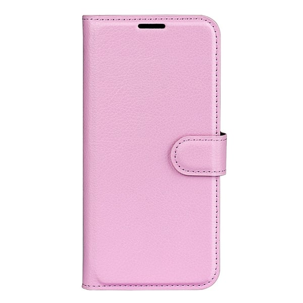 Xiaomi Redmi 12C 4G Fodral Litchi Läder Ljus Rosa