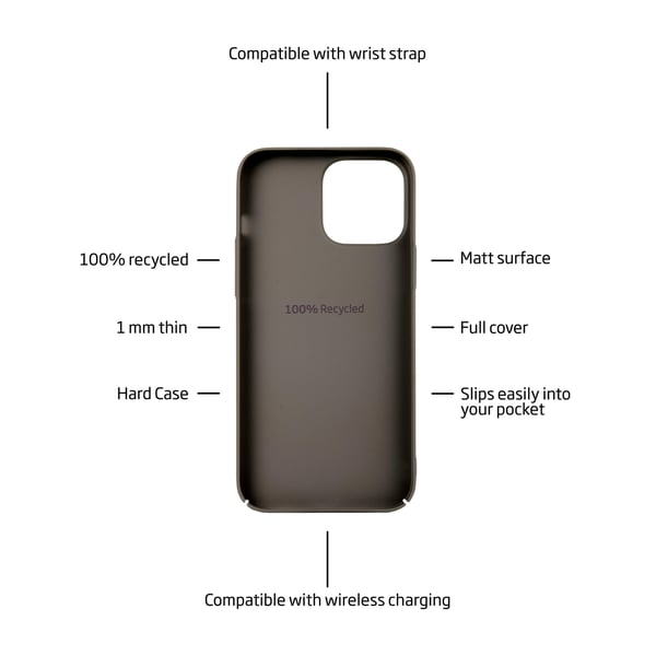 holdit iPhone 12 / 12 Pro Mobilskal Slim Mocha Brown