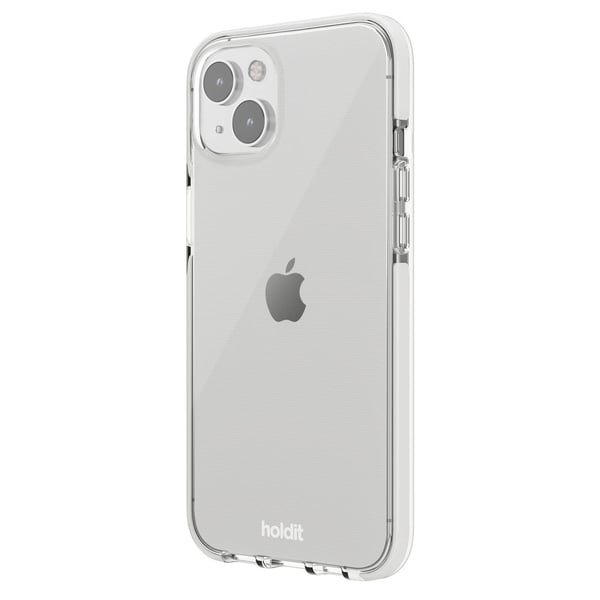 holdit iPhone 15 Plus Mobilskal Seethru Vit