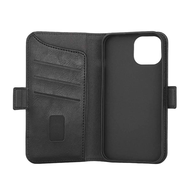 GEAR iPhone 15 Fodral MagSafe Läder Svart