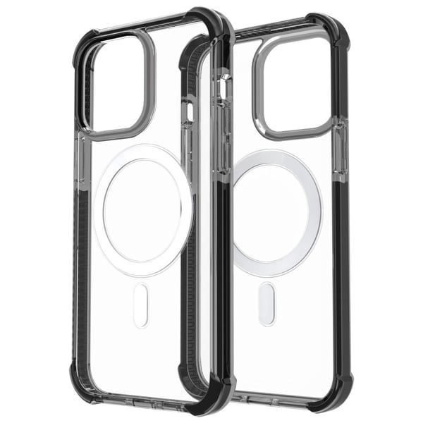 iPhone 15 Skal MagSafe Shockproof Hybrid Svart