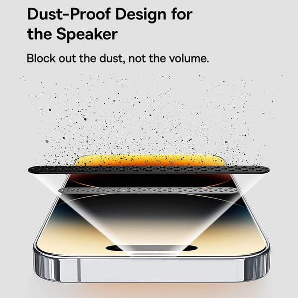 BASEUS iPhone 15 Plus Skärmskydd Heltäckande