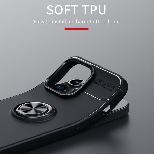 iPhone 15 Pro Max Skal Ring Svart/Roséguld