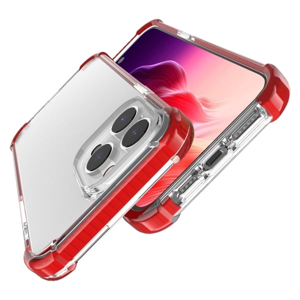 iPhone 15 Pro Skal Shockproof Akryl/TPU Röd