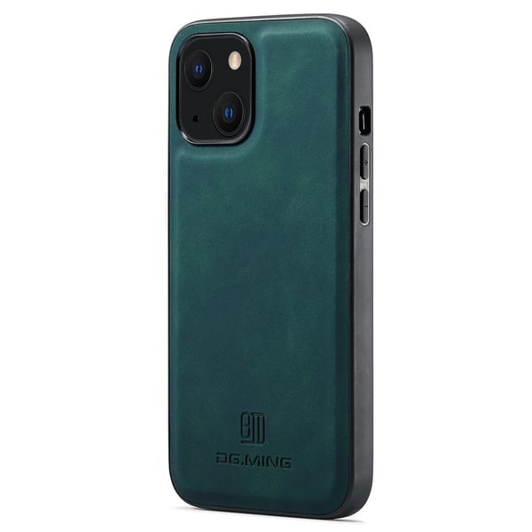 DG.MING iPhone 15 Skal Läderbelagt Grön