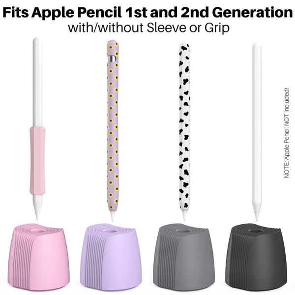 AHASTYLE Apple Pencil 1/2/Pro Stativ Förvaringshållare Grå
