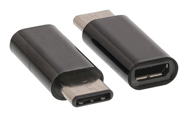 Valueline VLCP60910B USB 2.0 adapter USB-C Han - USB Micro-B Hun Sort