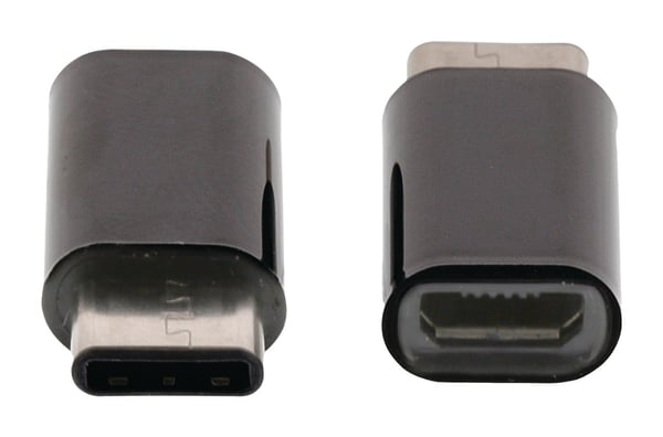 Valueline VLCP60910B USB 2.0 adapter USB-C Han - USB Micro-B Hun Sort
